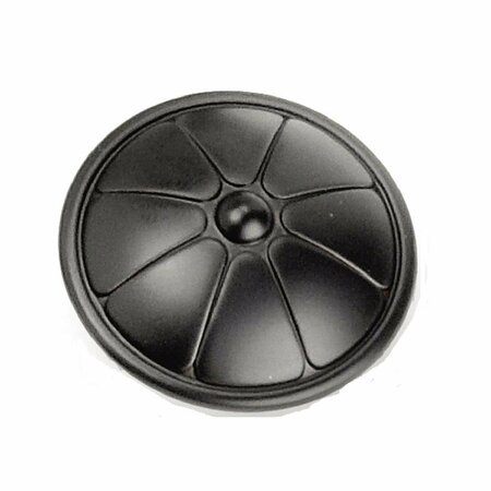 LAUREY 1.5 in. Flower Knob - Matte Black 23420